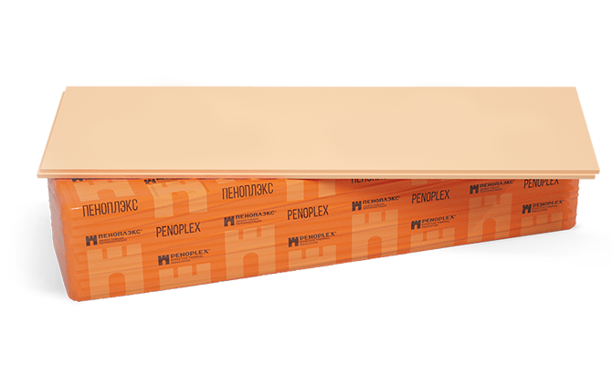 Плита из экструзионного пенополистирола ПЕНОПЛЭКС 45 80х600х2400 мм L