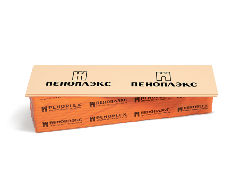 Плита из экструзионного пенополистирола ПЕНОПЛЭКС 45 100х600х2400 мм L