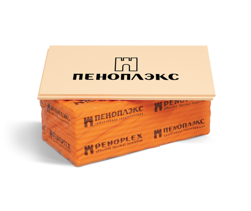Плита из экструзионного пенополистирола ПЕНОПЛЭКС КРОВЛЯ 100х585х1185 мм