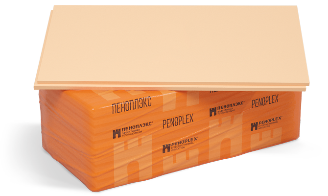 Плита из экструзионного пенополистирола ПЕНОПЛЭКС КРОВЛЯ 60х585х1185 мм L