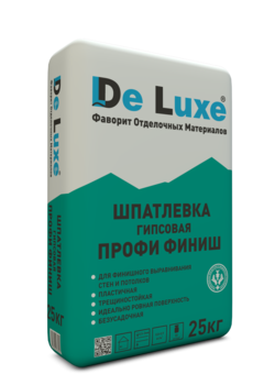 Шпаклевка финишная De Luxe Профи Финиш 25 кг
