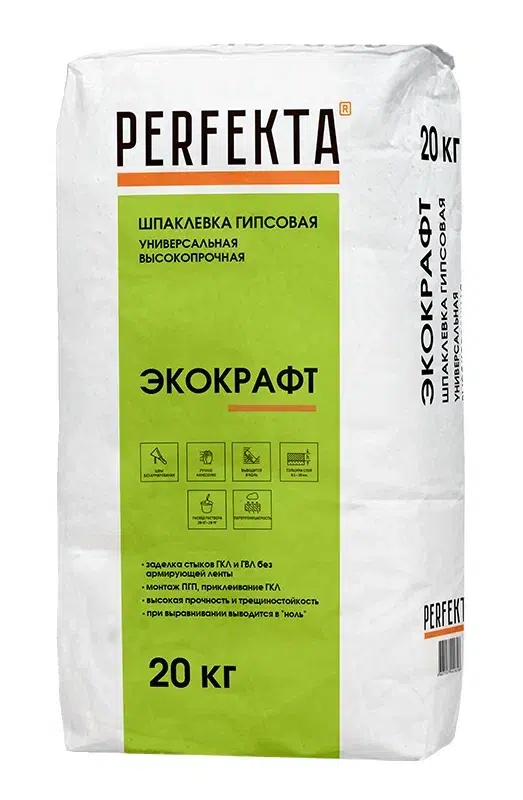 Шпаклевка шовная PERFEKTA Экокрафт 20 кг Шпаклевка шовная PERFEKTA Экокрафт 20 кг