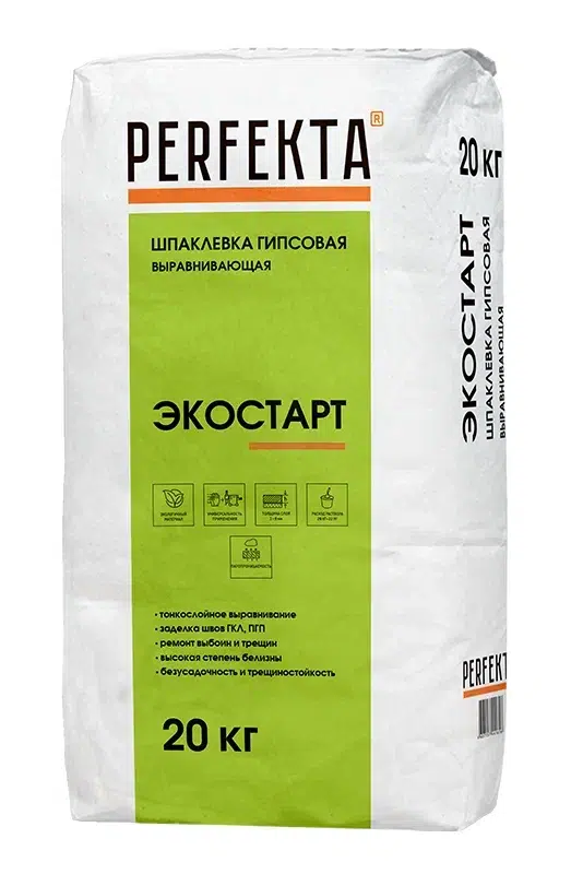 Шпаклевка базовая PERFEKTA Экостарт 20 кг Шпаклевка базовая PERFEKTA Экостарт 20 кг