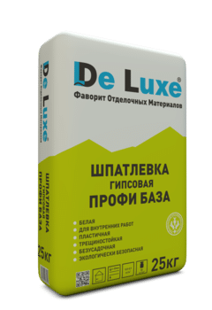 Шпаклевка базовая De Luxe Профи База 25 кг