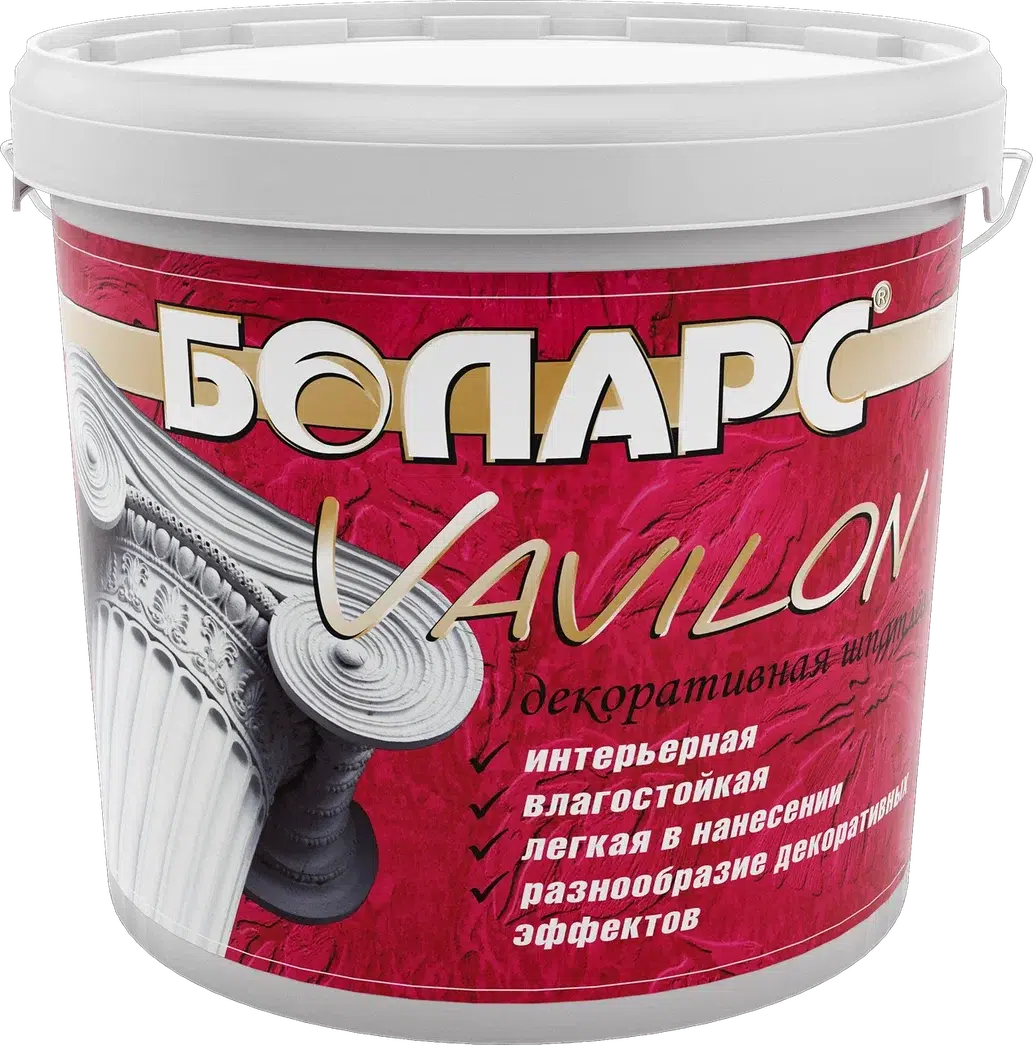 Шпаклевка декоративная готовая Боларс VAVILON 15 кг Шпаклевка декоративная готовая Боларс VAVILON 15 кг