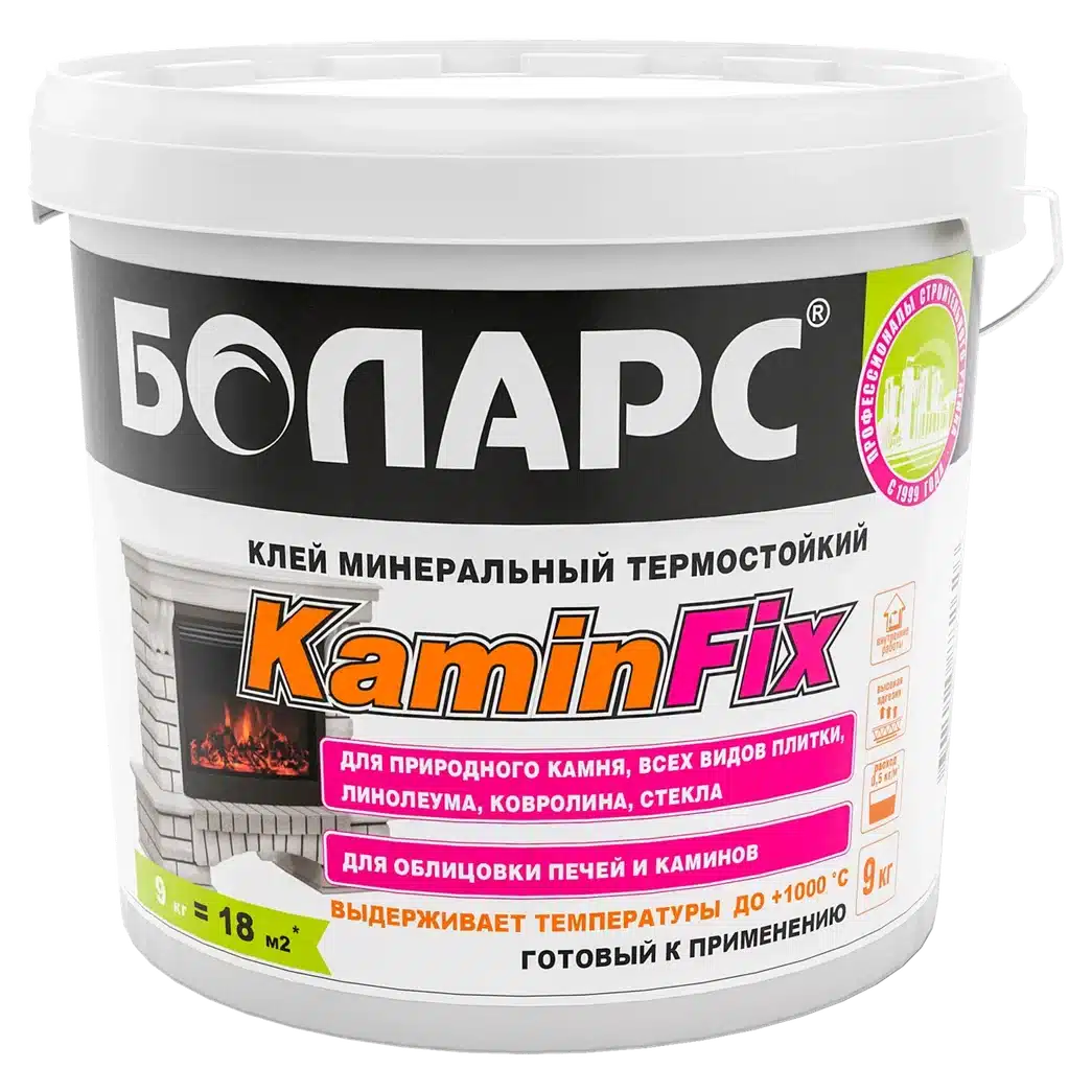 Клей готовый для плитки Боларс KAMINFIX 18 кг