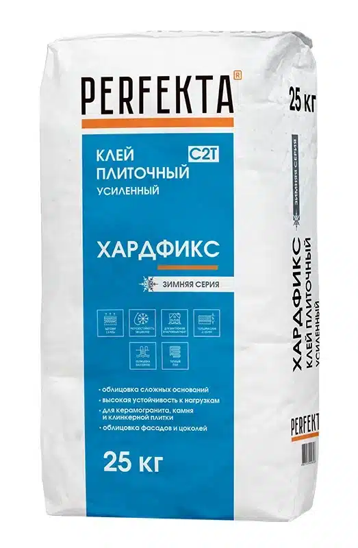 Смесь клеевая для плитки PERFEKTA Хардфикс 25 кг (серый)