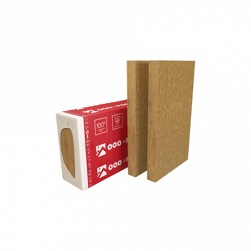Плита теплоизоляционная клиновидная из базальтовой ваты ROCKWOOL КОНТРУКЛОН ОПТИМА 20/40/60х300х1000 мм (2%)