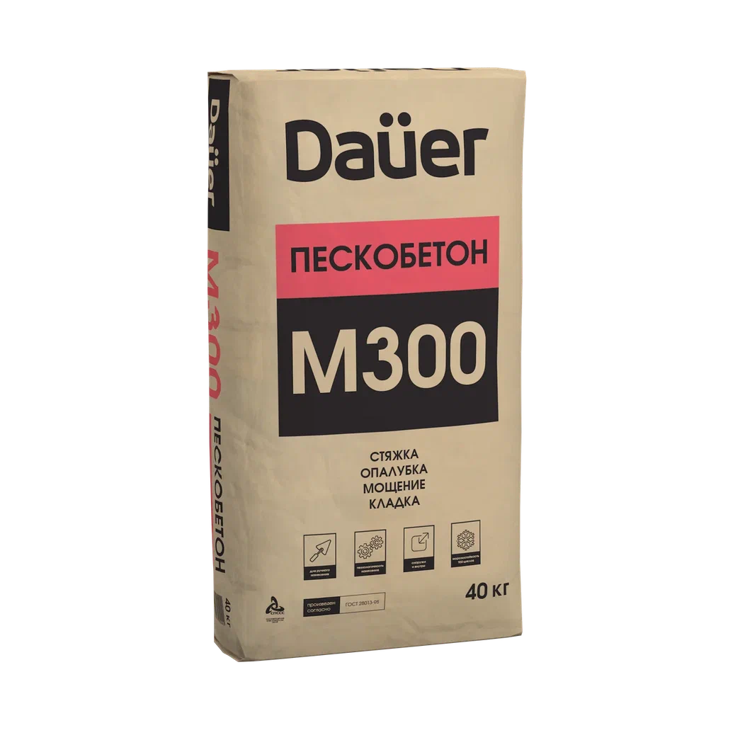 Смесь цементно-песчаная DAUER М300 50 кг