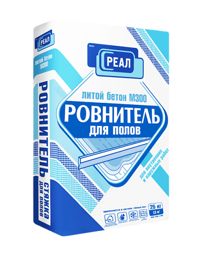 Смесь цементно-песчаная РЕАЛ М300 25 кг