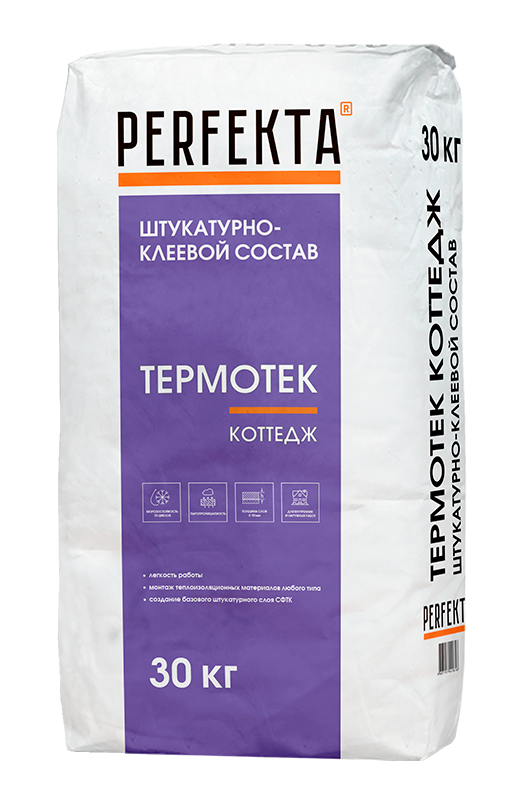 Смесь армировочно-клеевая PERFEKTA Термотек Коттедж 30 кг