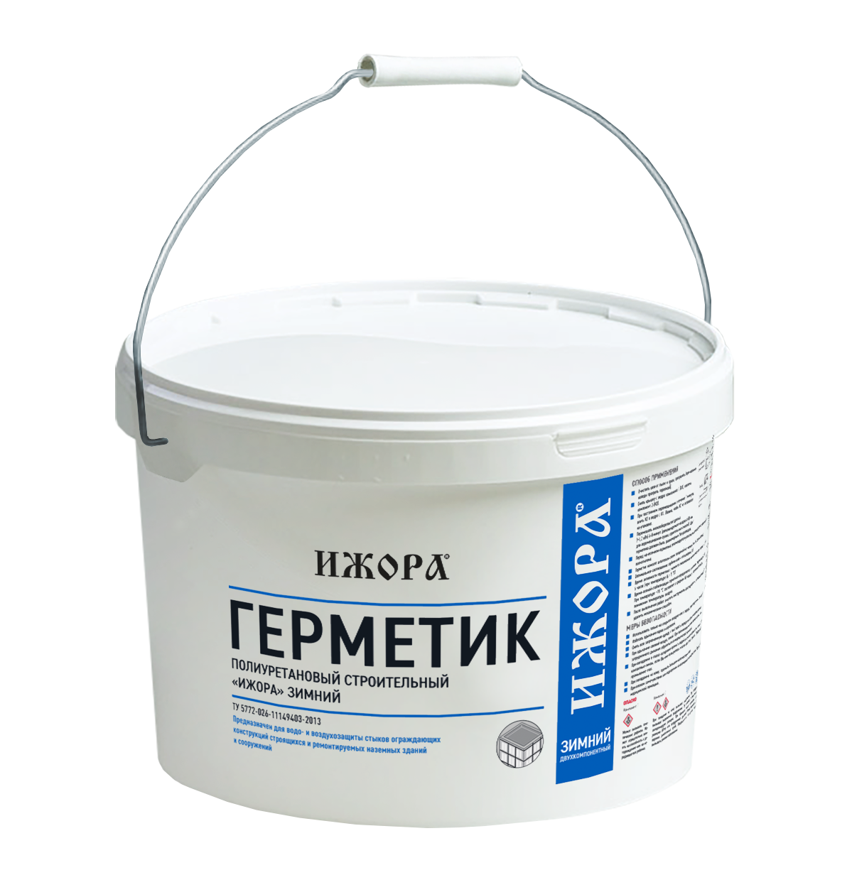 Герметик двухкомпонентный полиуретановый БРИТ Ижора A/B 11,25+1,25 кг (12,5 кг)