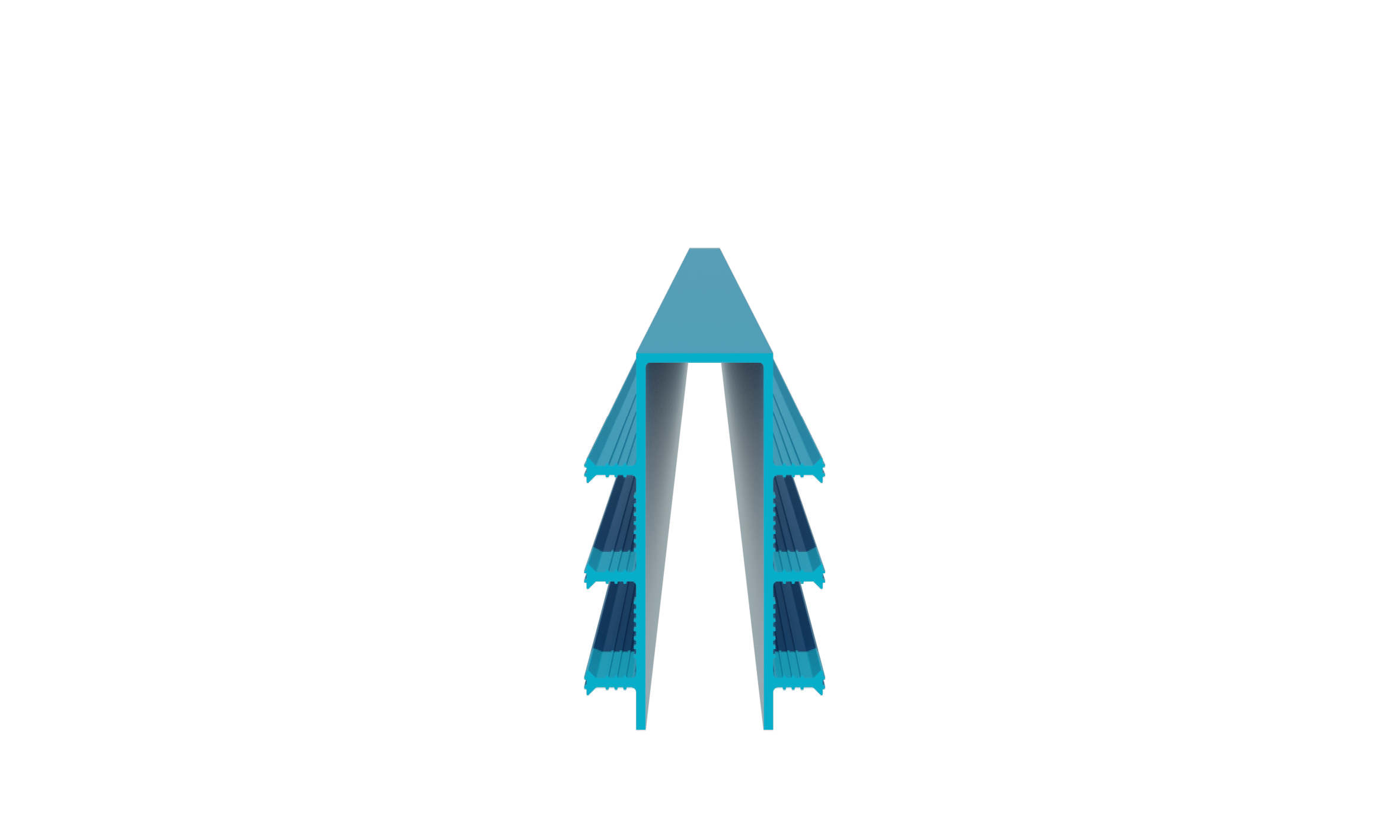 Гидрошпонка защитная П-образная деформационная  АКВАСТОП ДЗ-160/150-6/35 PVC 15 м