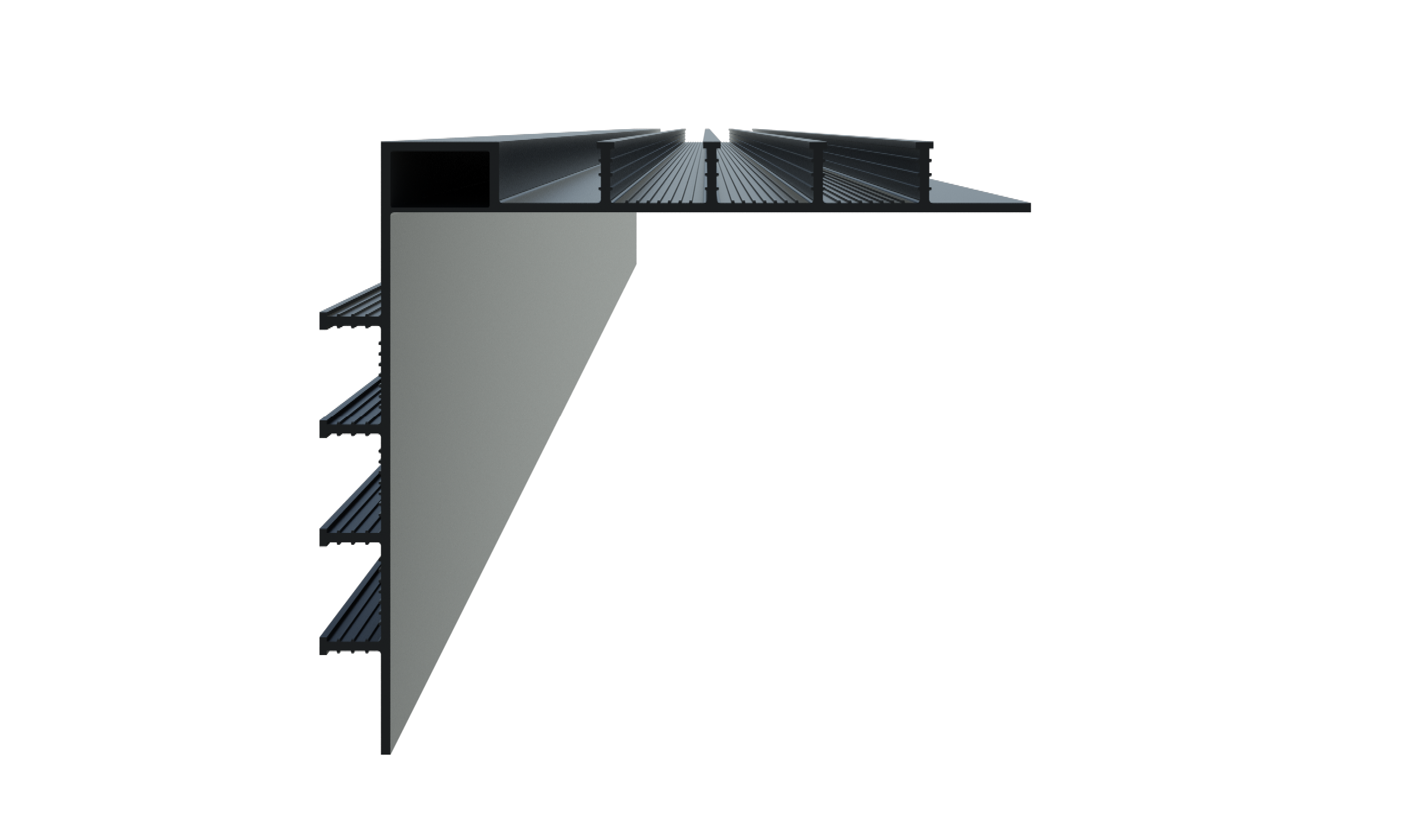 Гидрошпонка наружная угловая деформационная BMI Icopal ИКОПАЛ ДН-У 500/35/50-Н PVC 10 м
